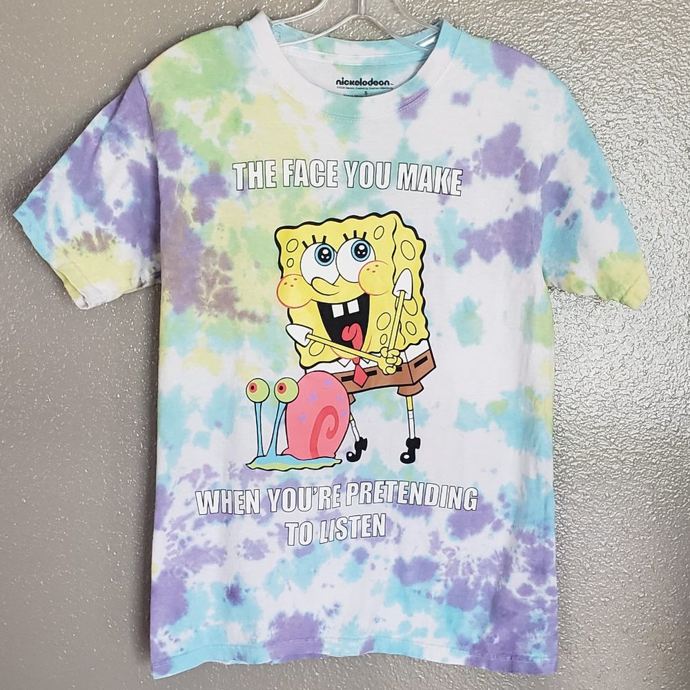 SpongeBob SMALL  Tie dye T-shirt
